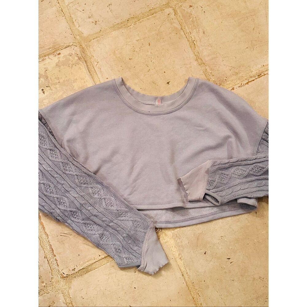 NWOT Free People Movement cropped sweatshirt